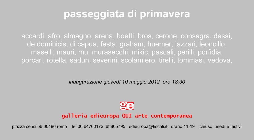 Invito passeggiata i primavera