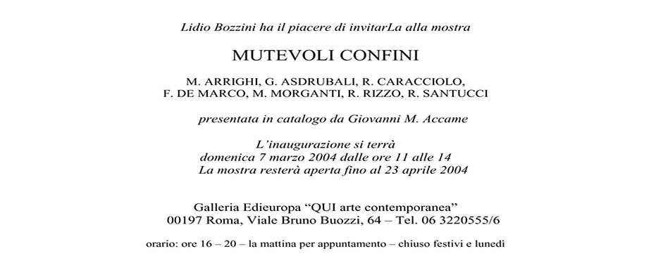 Mutevoli Confini
