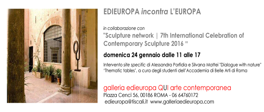 L'Edieuropa incontra l'Europa - sculpture network invitation