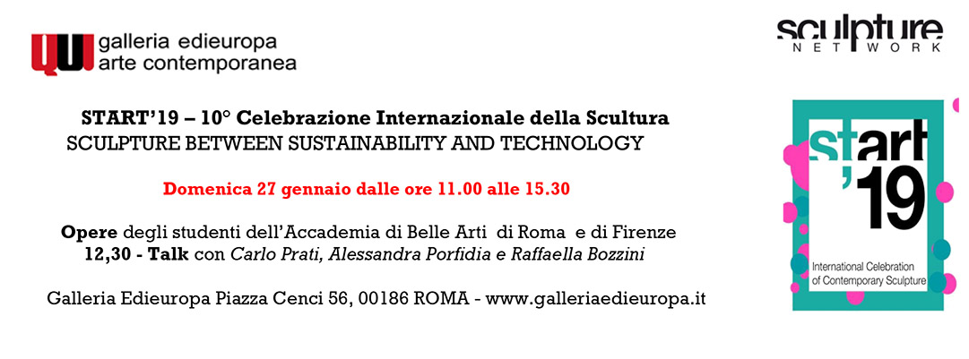 Start 19 10 Celebrazione Internazionale Della Scultura Invito